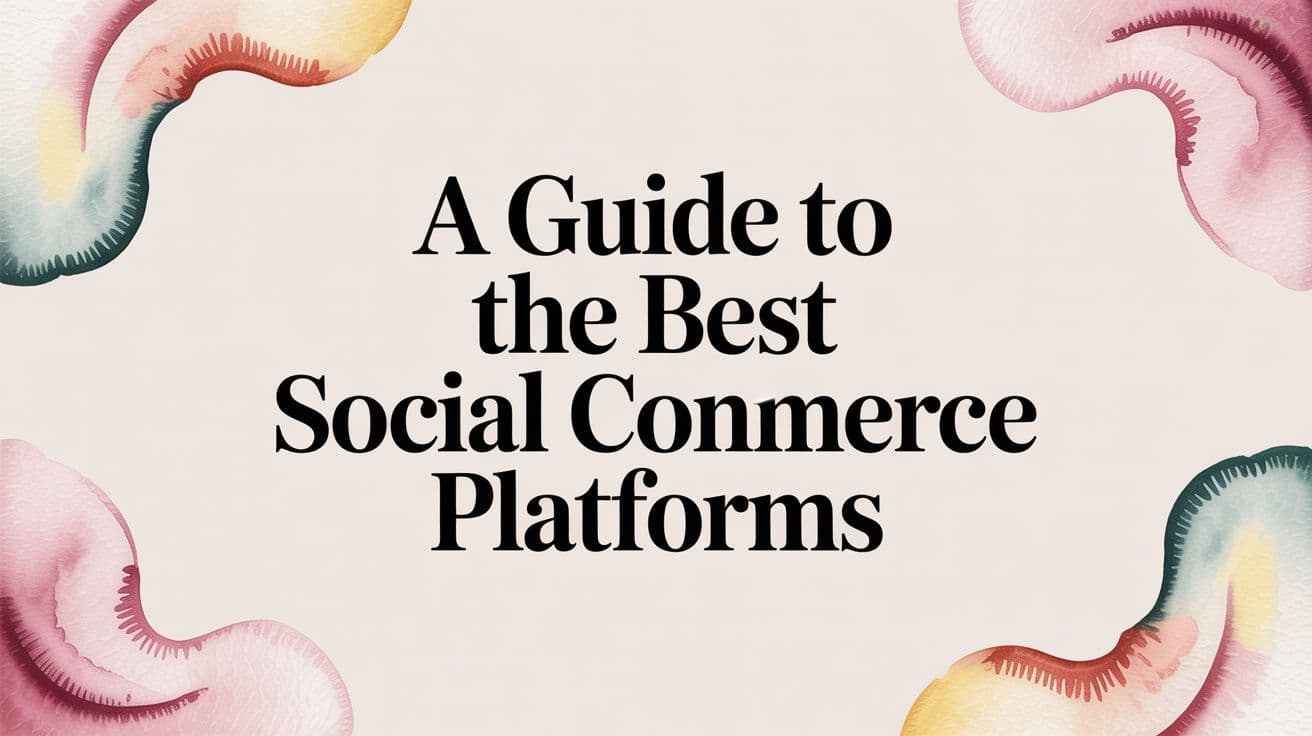 A Guide to the Best Social Commerce Platforms