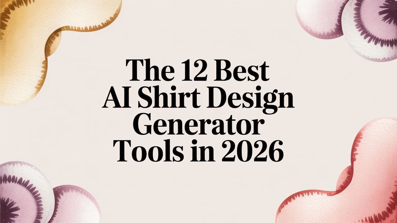 The 12 Best AI Shirt Design Generator Tools in 2026