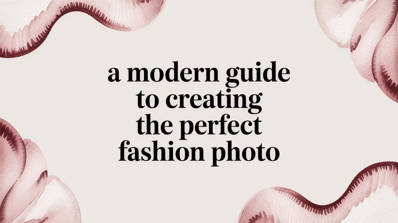 A Modern Guide to Creating the Perfect Fashion Photo