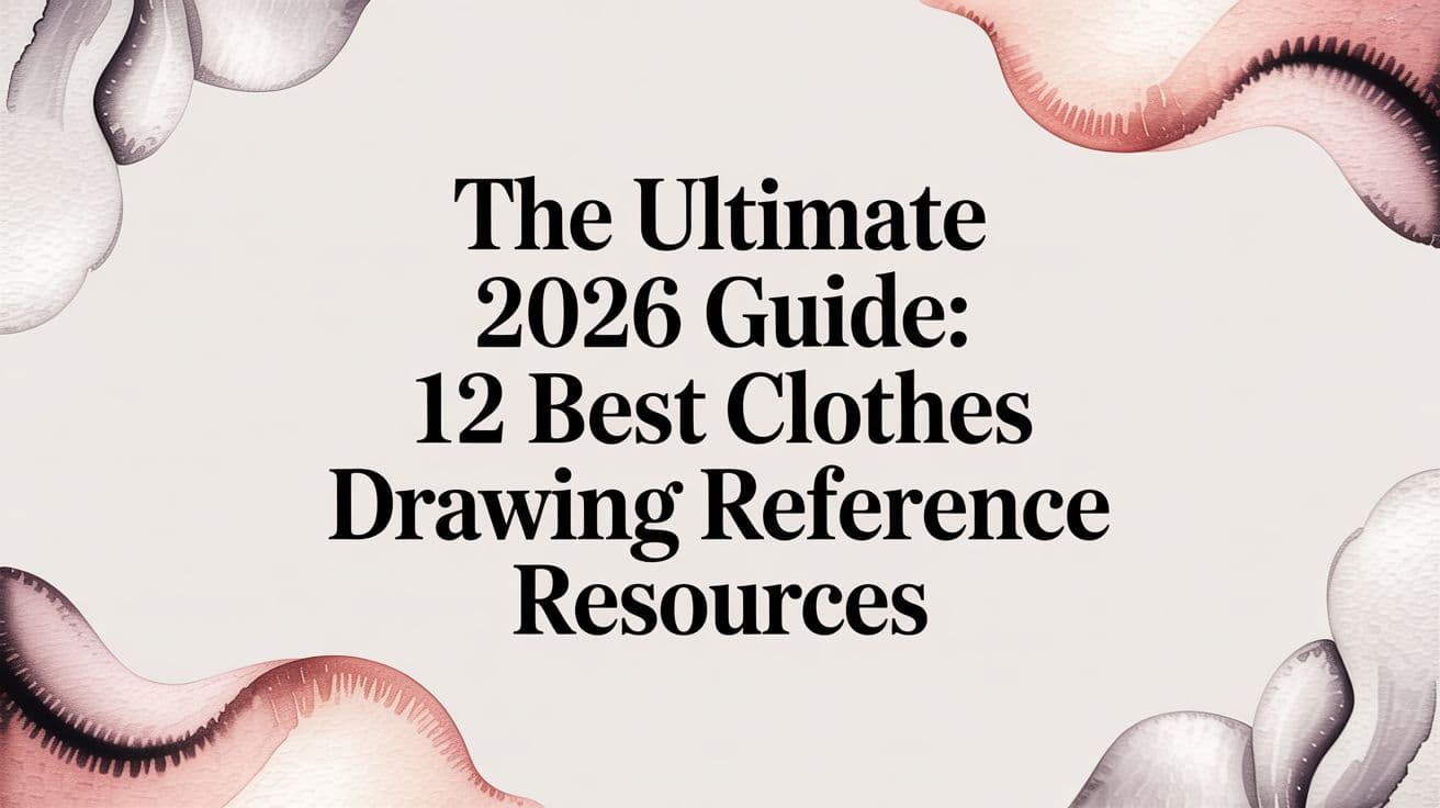 The Ultimate 2026 Guide: 12 Best Clothes Drawing Reference Resources