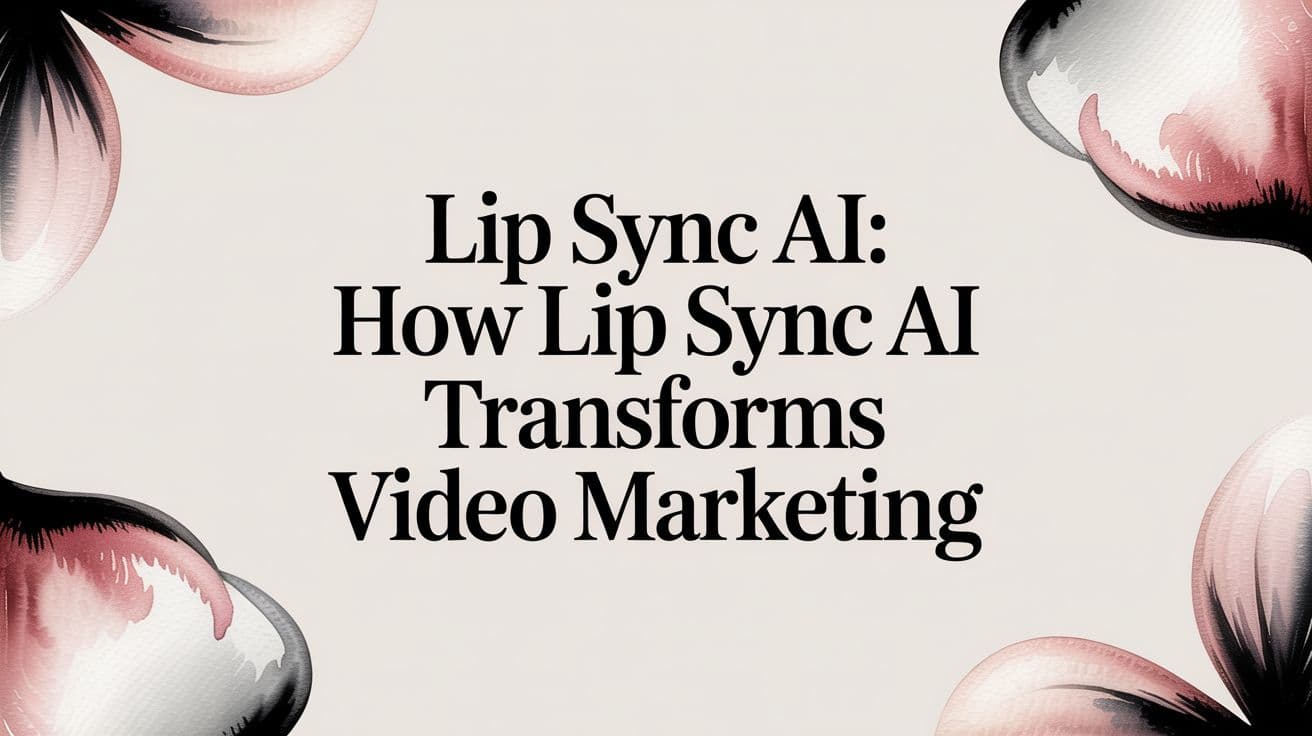 Lip Sync AI: How lip sync ai Transforms Video Marketing