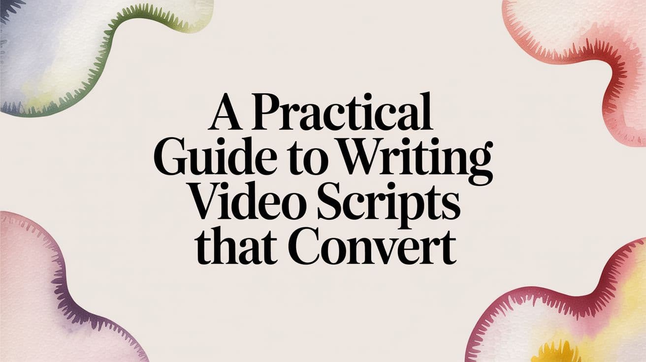 A Practical Guide to Writing Video Scripts That Convert